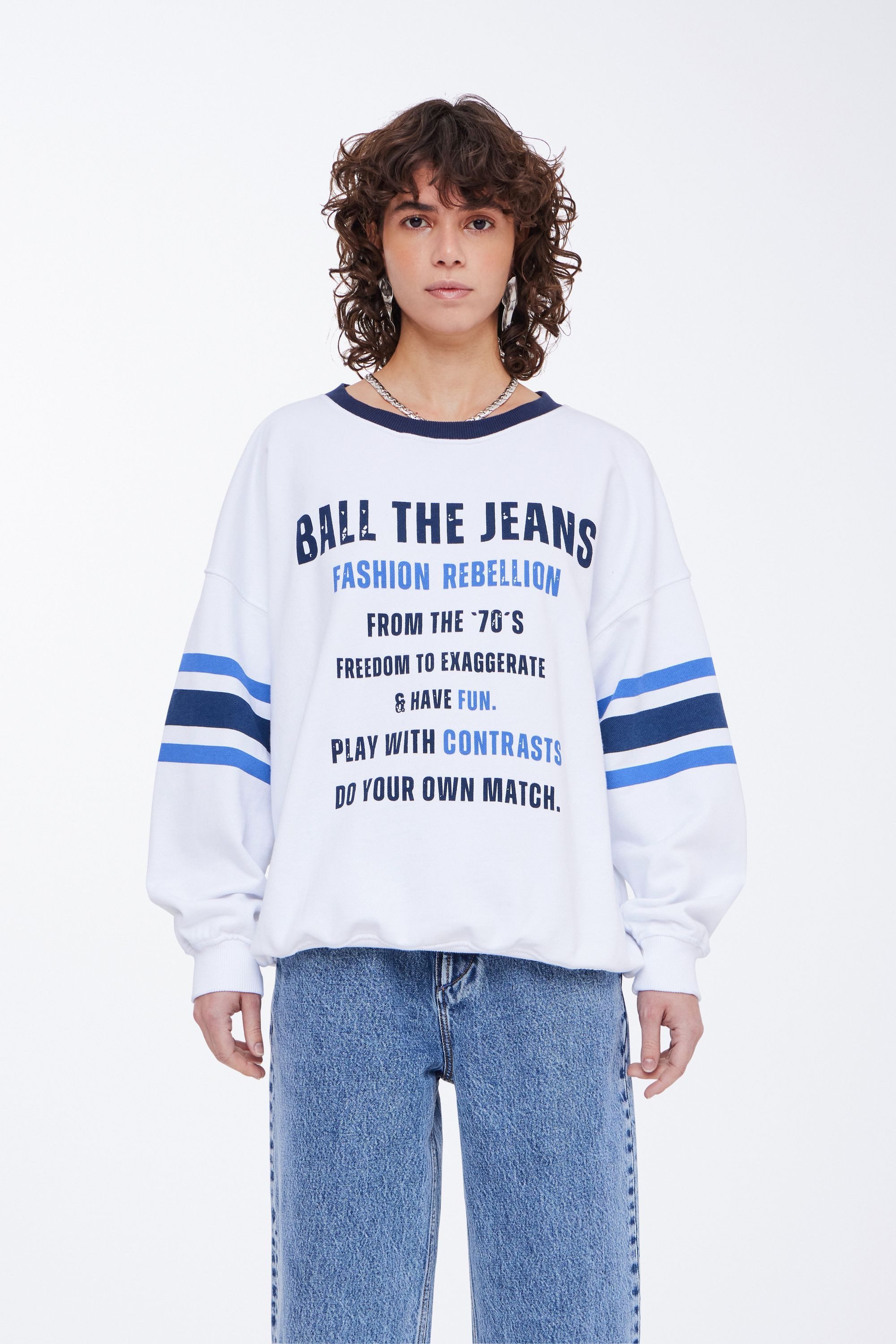 BALL Rundhalspullover BAREBELLION SWEAT lässiges Sweatshirt günstig online kaufen