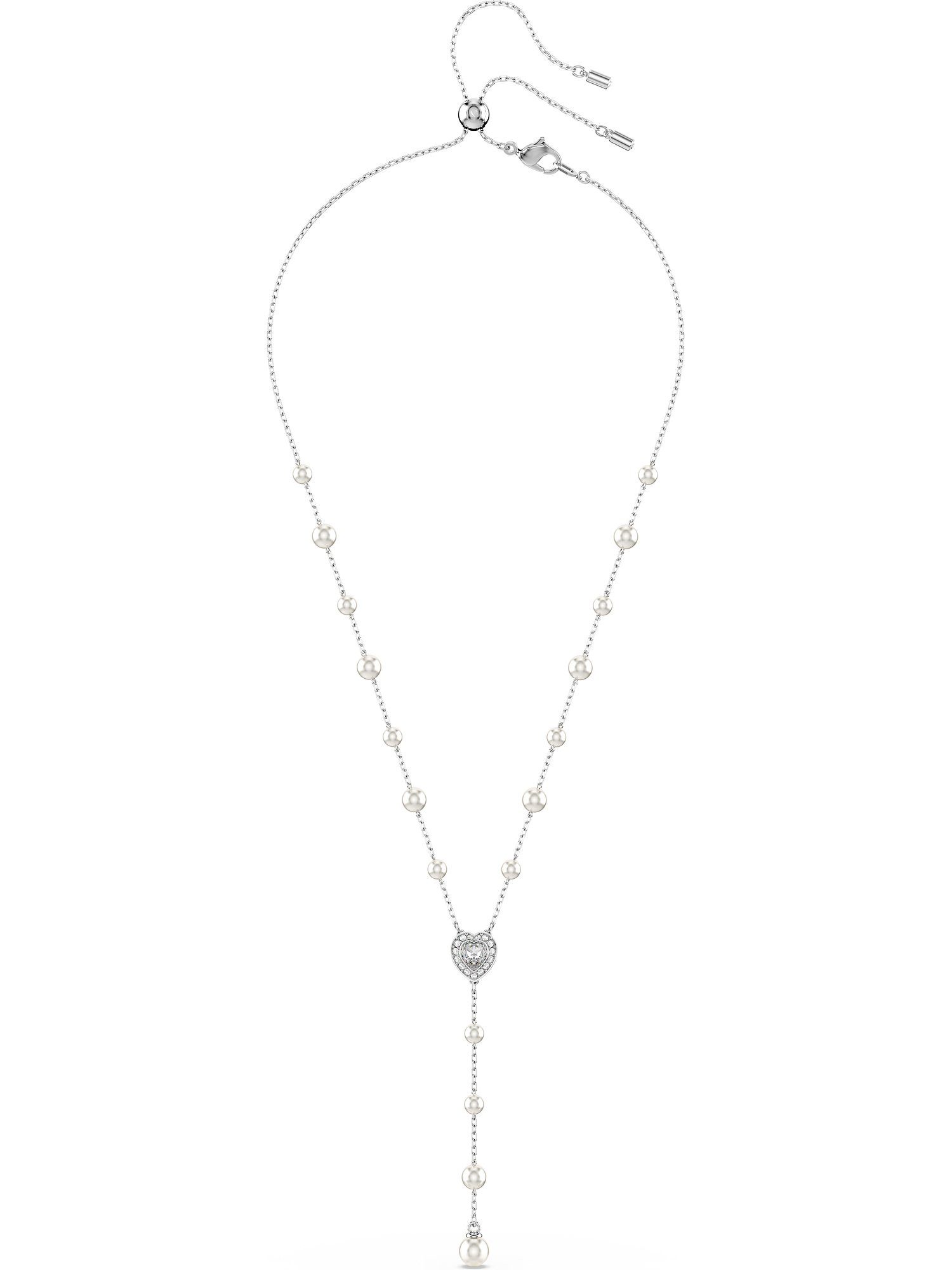 Swarovski Collier Swarovski Damen-Kette Metall Swarovski-Kristall günstig online kaufen