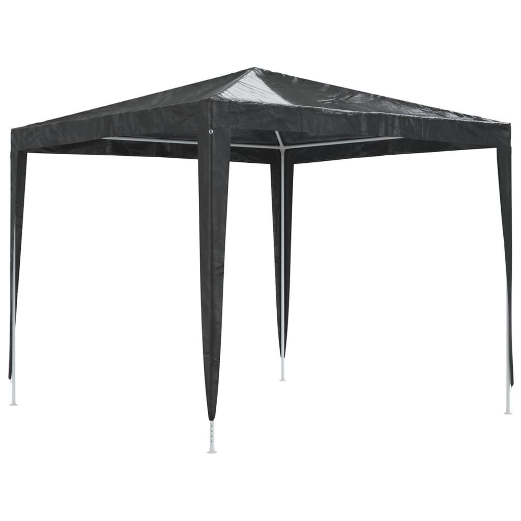 vidaXL Partyzelt, Profi-Pavillon 2,5×2,5 m Anthrazit 90 g/m²