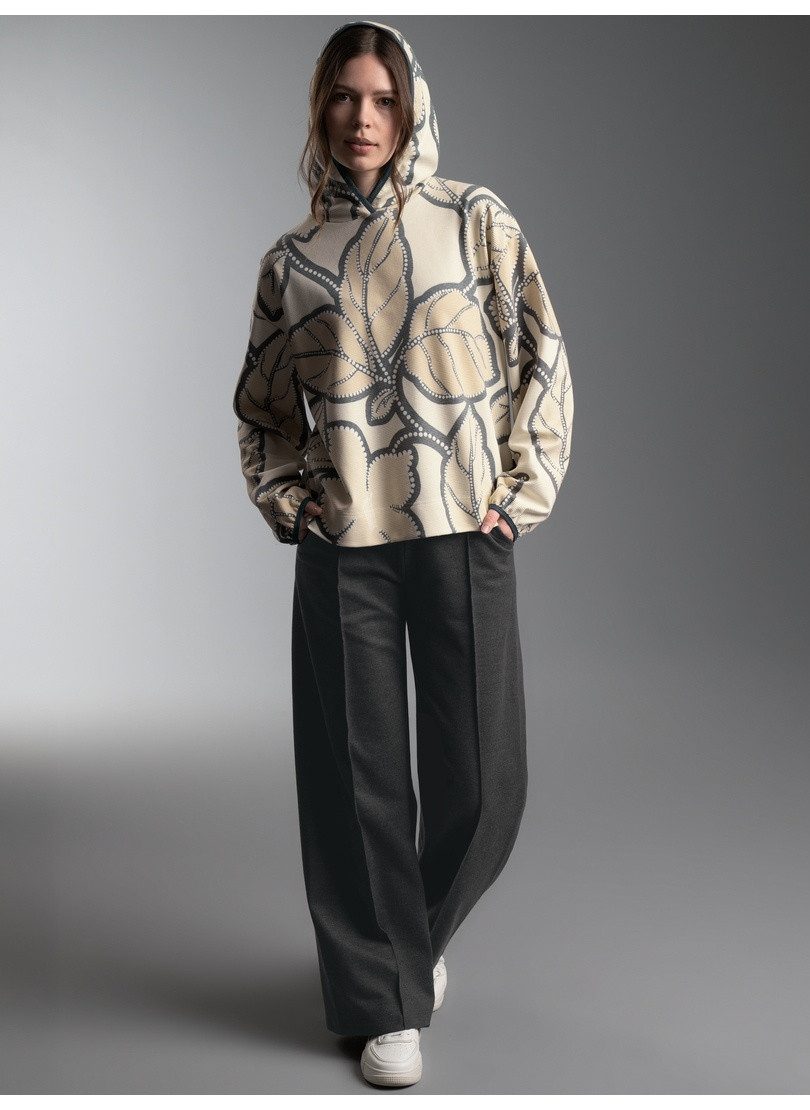 Trigema Freizeitanzug TRIGEMA Outfit mit floralem Muster (1-tlg)