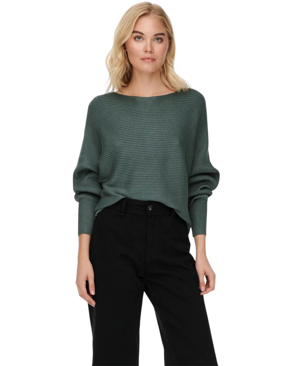 ONLY Langarmshirt Pullover mit Fledermausärmel im Doppelpack günstig online kaufen