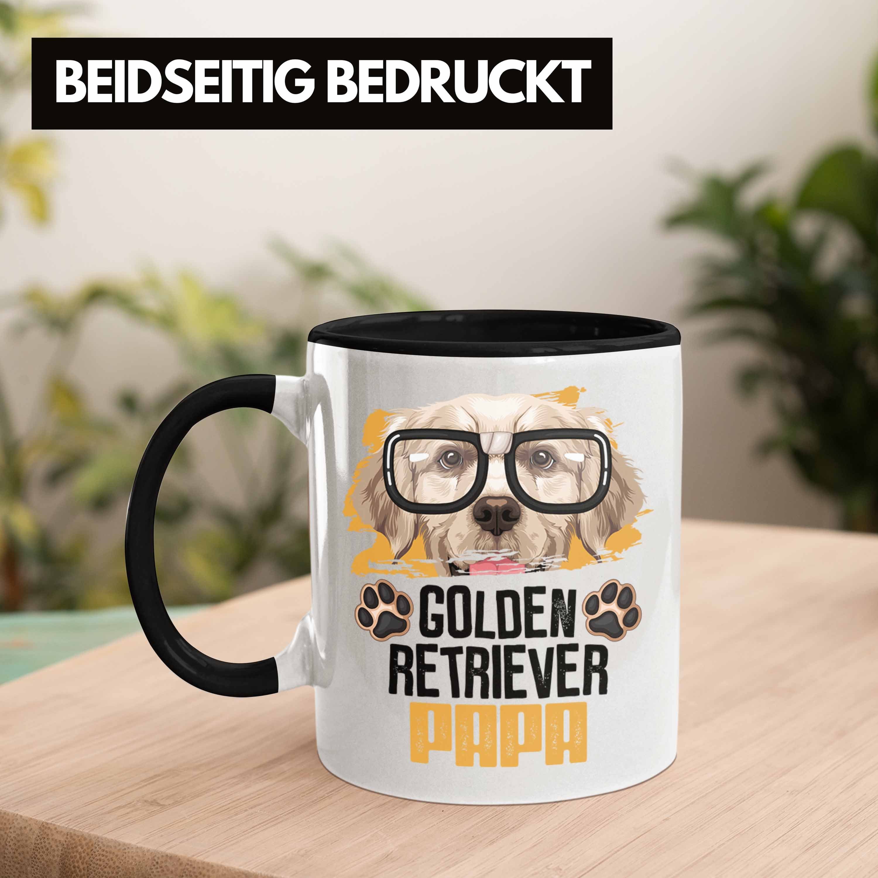 Geschenk Papa Tasse Spruch Golden Tasse Trendation Lustiger Geschenk Schwarz Retriever Besitzer