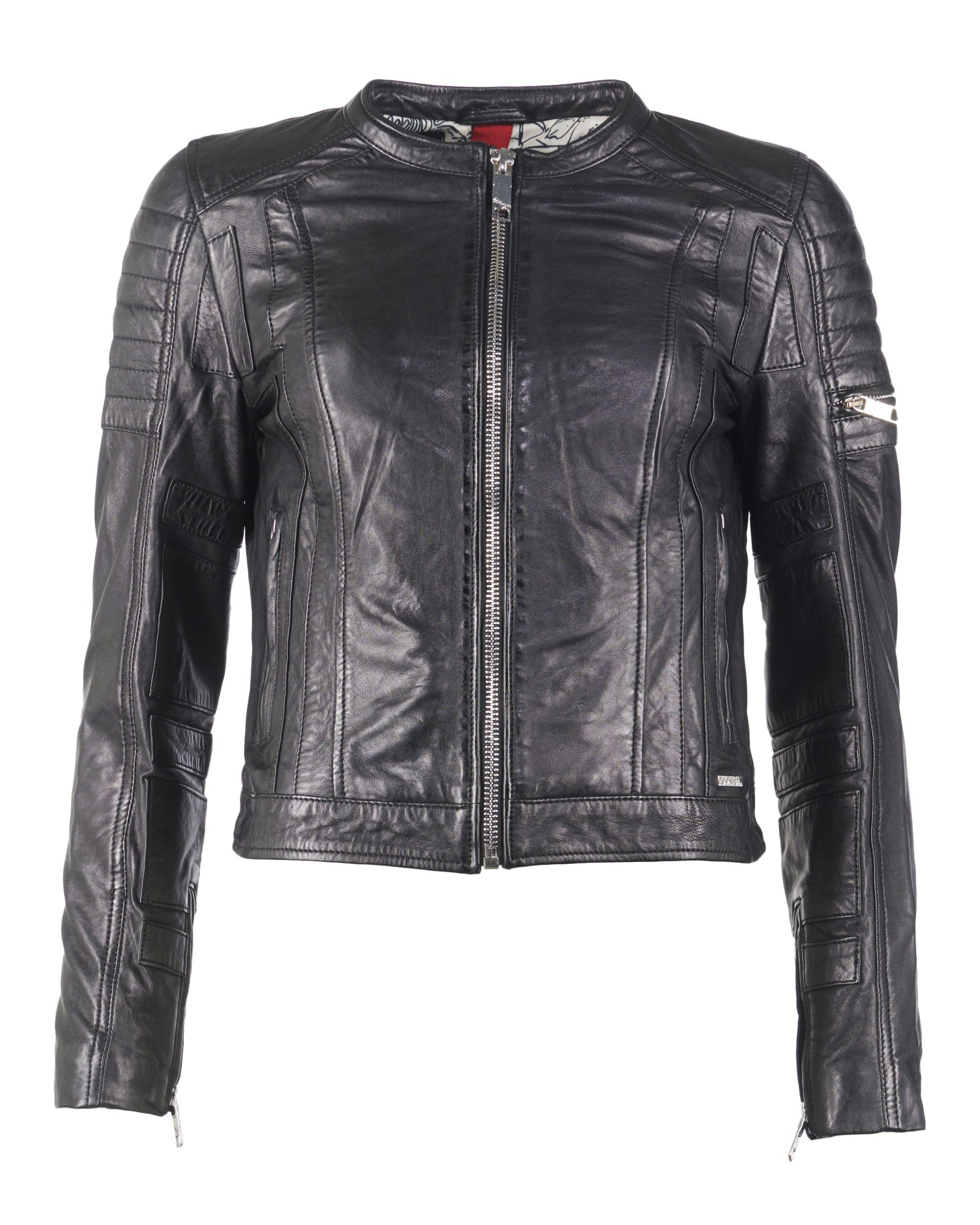 Maze Lederjacke Nebraska black | Übergangsjacken