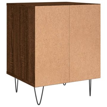 vidaXL Nachttisch Nachttische 2 Stk Braun Eichen-Optik 40x35x50 cm Holzwerkstoff