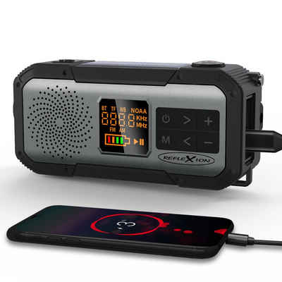 Reflexion TRA555 Notfallradio (40,00 W, wiederaufladbarer 2000mAh Akku, SOS-Taschenlampe + Alarm Funktion)