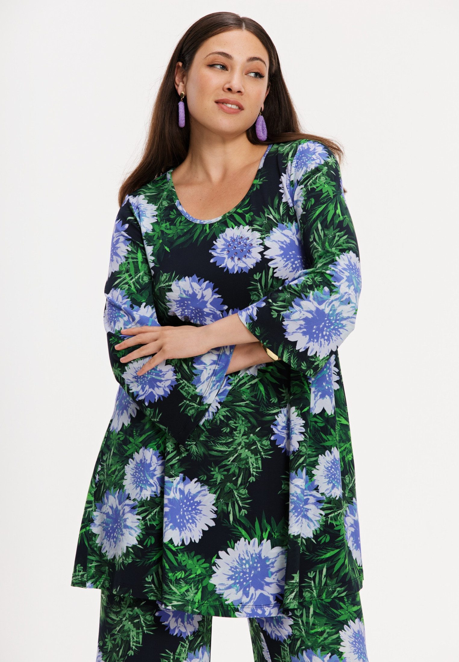 YOEK Tunika Damen Tunika mit Druck