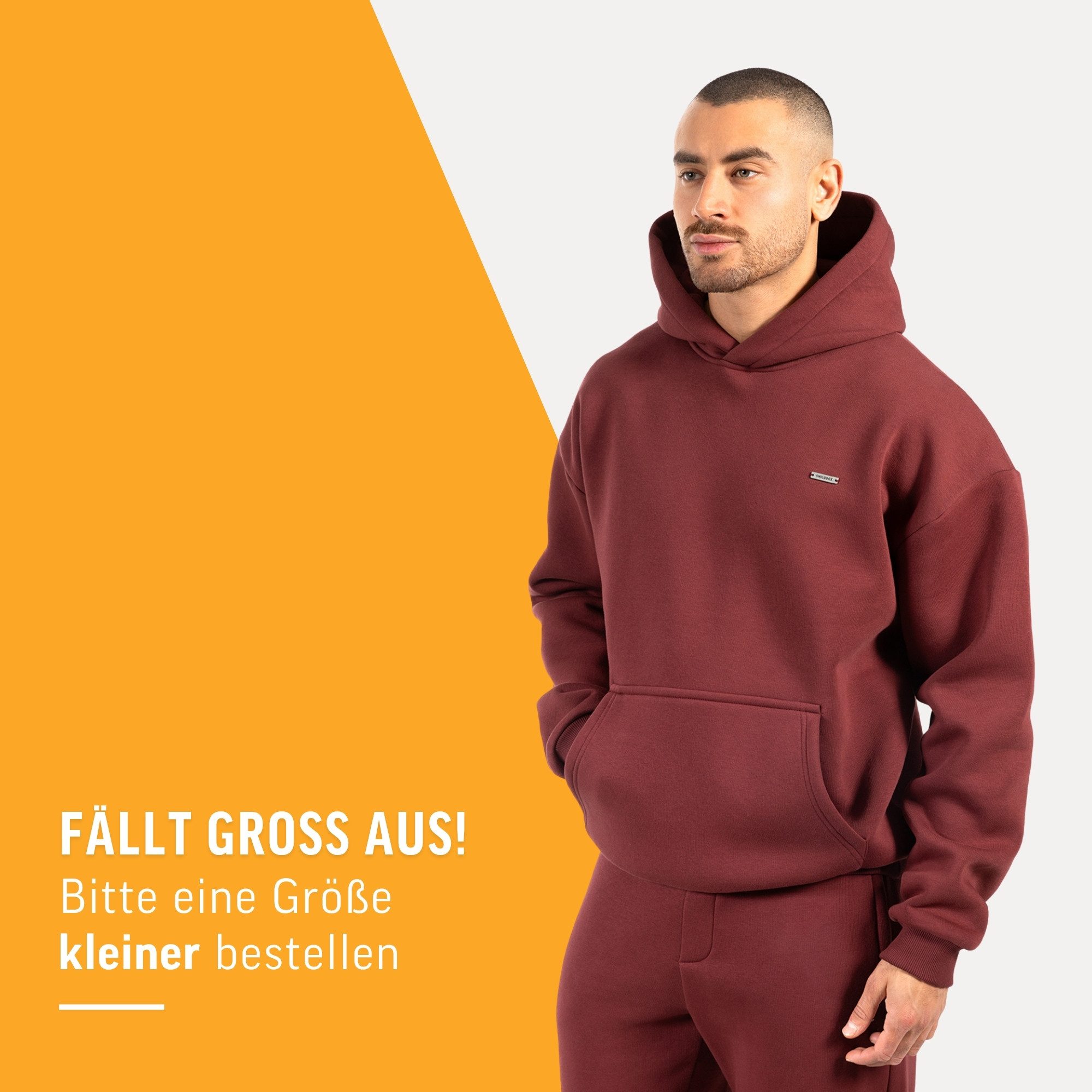 Smilodox Hoodie Dawson, Hochwertiger Kapuzenpullover im Oversize Fit, Sweat günstig online kaufen