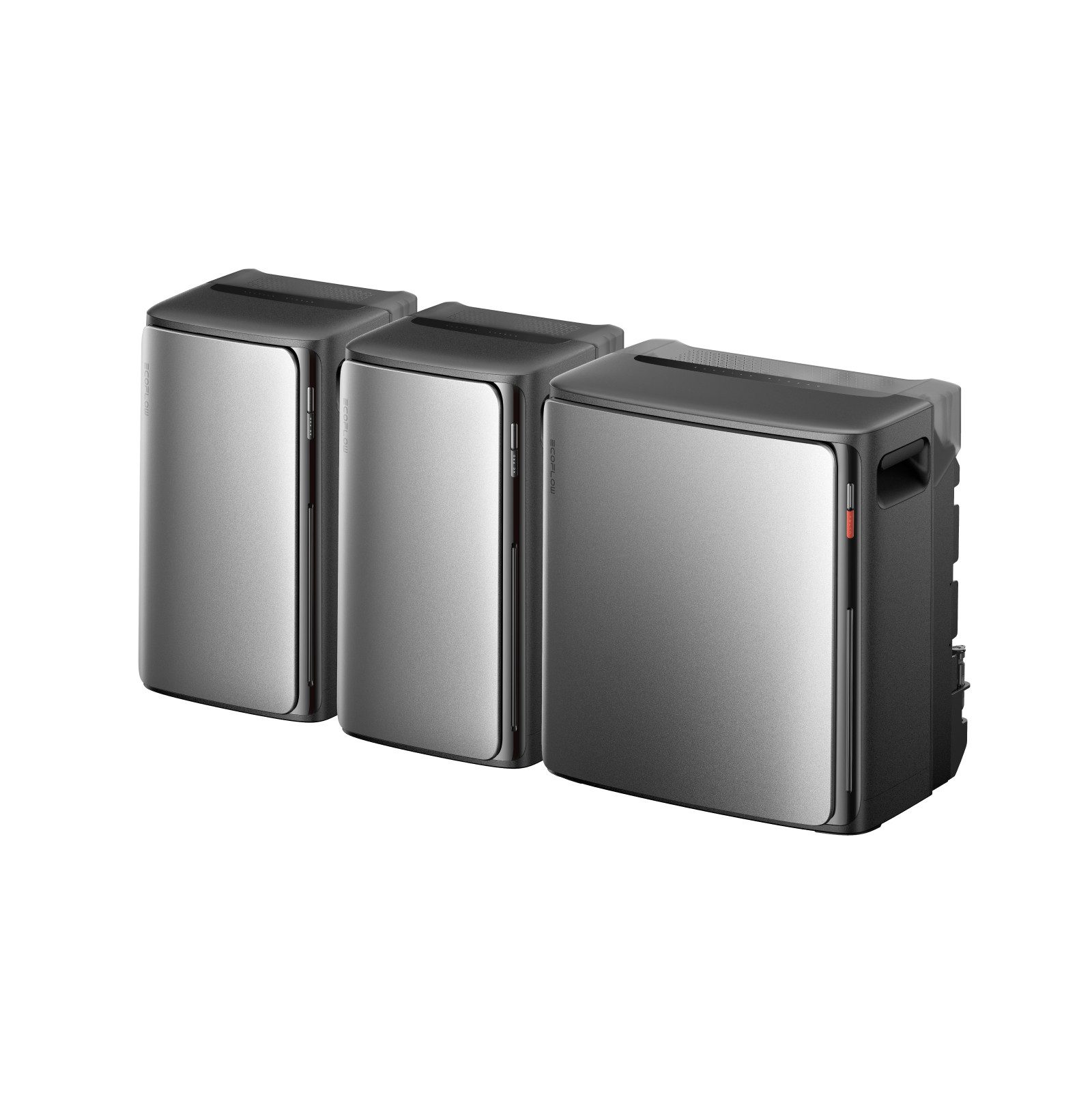 Ecoflow Balkonkraftwerk EcoFlow STREAM Ultra X und 2 × AC Pro 7,68 kWh, 0% VAT, (4 MPPT Solareingang, 2300W Dual AC-Anschlüsse), 6000 Zyklen, Smarte KI-Steuerung, Plug&Play