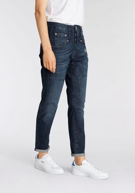 Herrlicher Ankle-Jeans SHYRA CROPPED ORGANIC mit seitlicher Logo-Applizierung