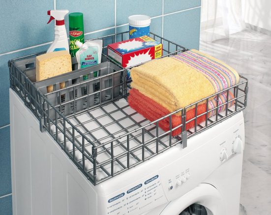Ruco Organizer, für die Waschmaschine, Kunststoff, inkl. 3 herausnehmbare Körbchen