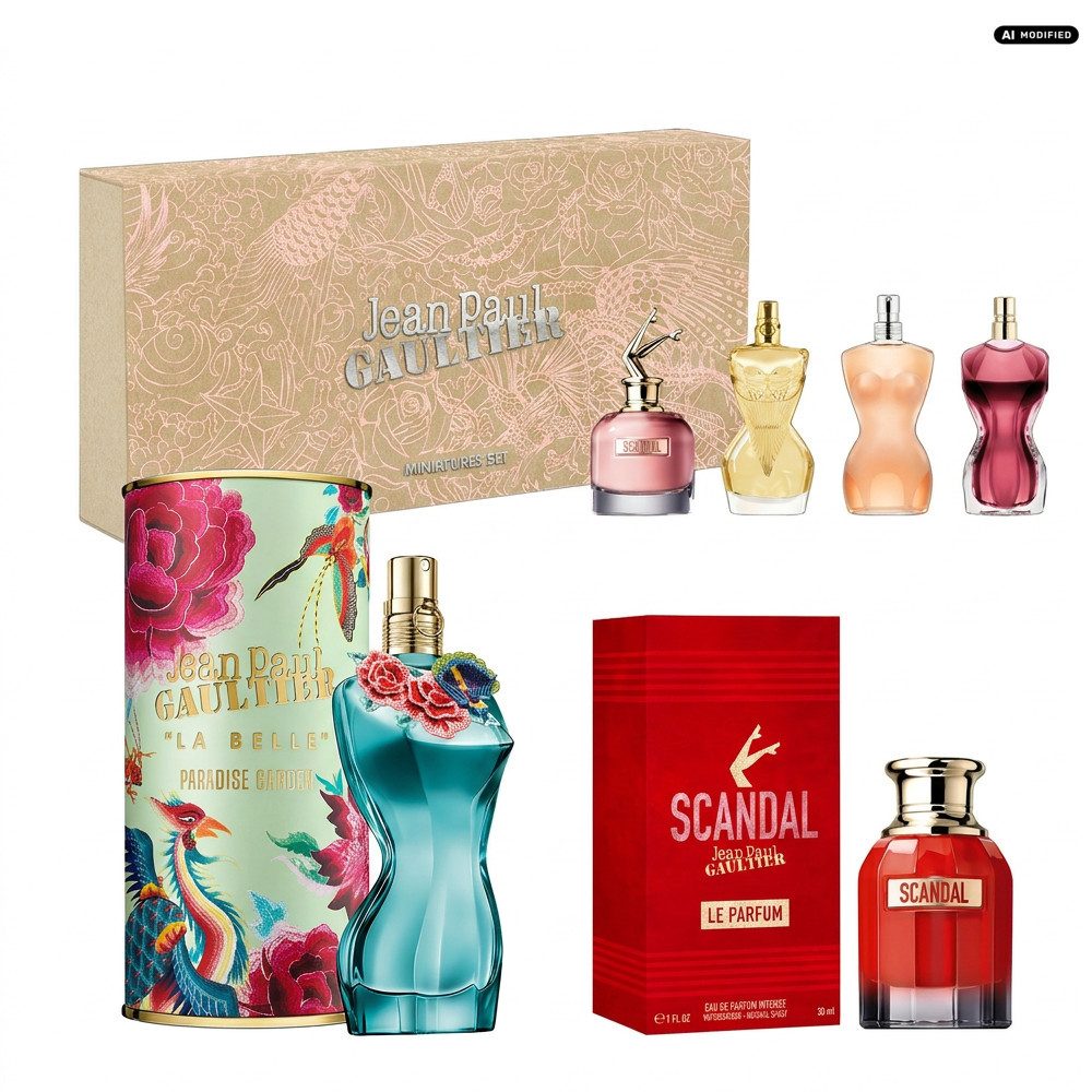 JEAN PAUL GAULTIER Eau de Parfum Jean Paul Gaultier La Belle Scandal Miniaturen Damen Duft Set, Luxuriöses Damen Duft Set mit ikonischen Kompositionen