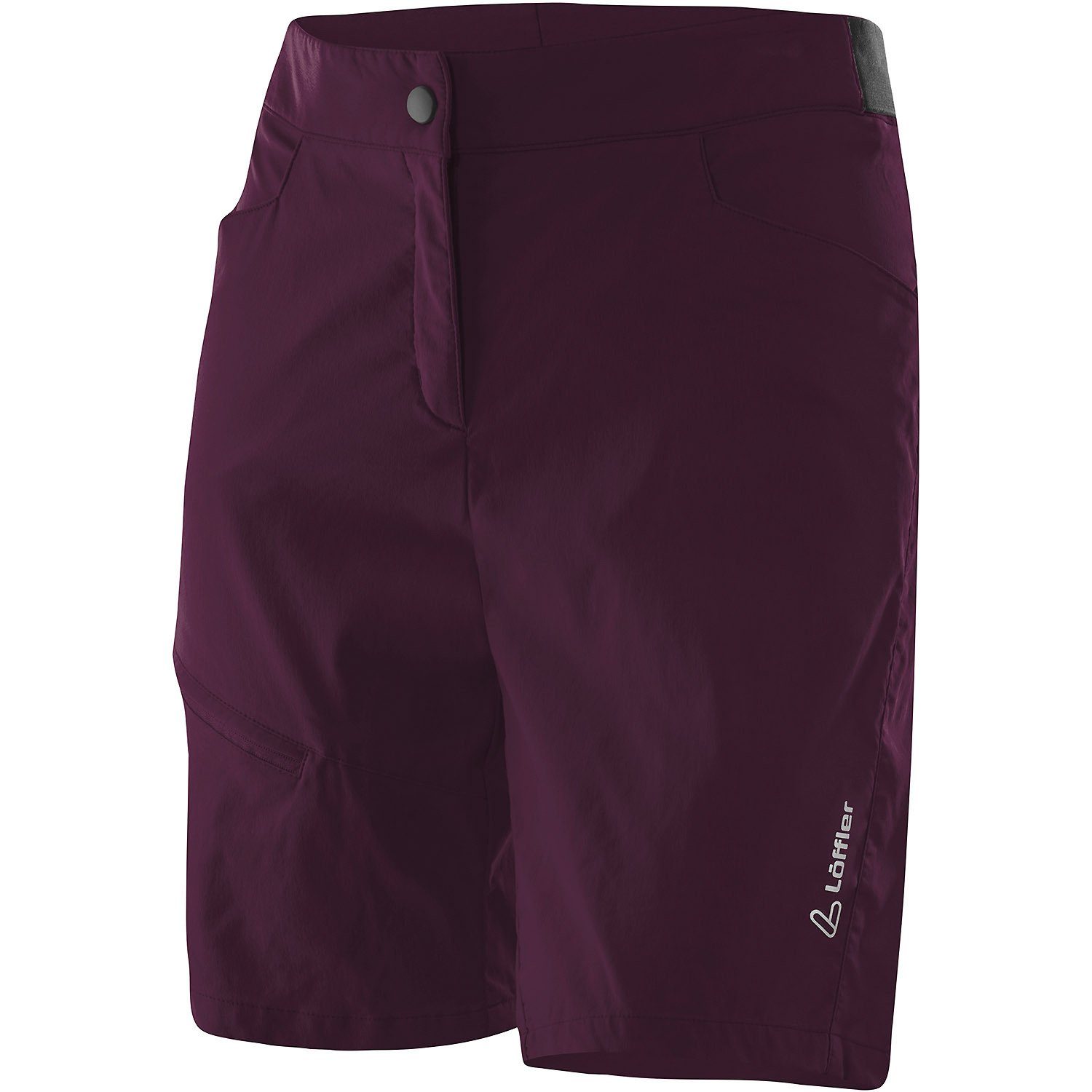Löffler 2-in-1-Shorts Radhose Comfort CSL Pflaume