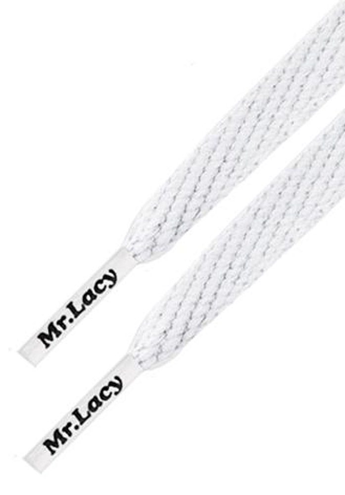 Mr. Lacy Schnürsenkel Sneaker Laces Smallies - Flach - 90 cm White