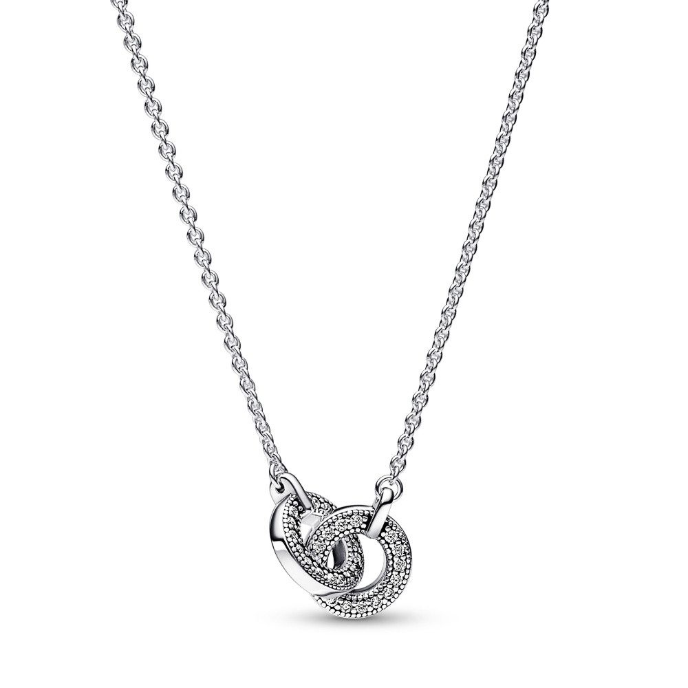 Collier PANDORA Halskette Signature Intertwined Pavé 392736C01-45