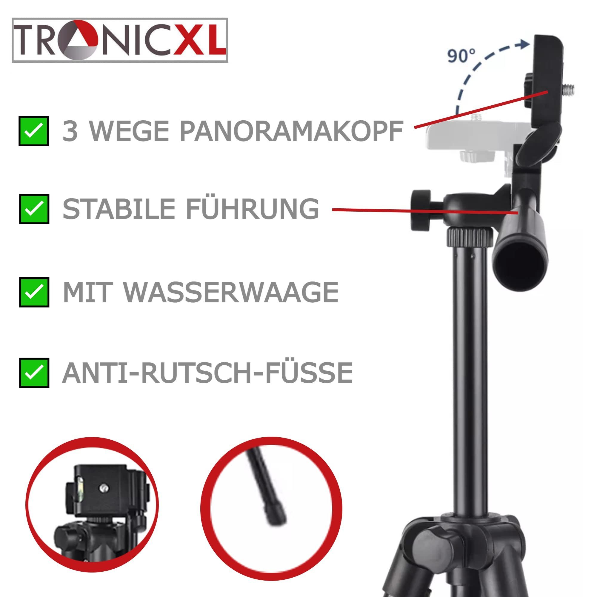 TronicXL 30-60cm Tripod Tisch Projektor Mini Beamer Stativ Halterung Ständer Mini-Beamer – Bild 5 von 5