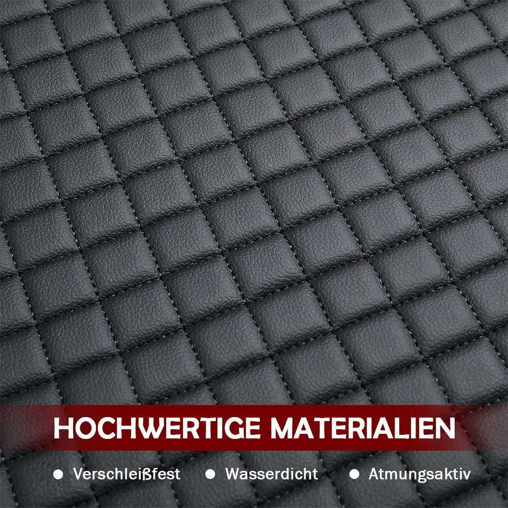 AFKSMILE Autositzauflage Sitzkissen Auto,PU Autositzbezüge,Universeller Rutschfest Sitzauflagen, 1-tlg., Sitzauflage Auto, Autositzschoner Sitzunterlage Kratzfe – Bild 4 von 5