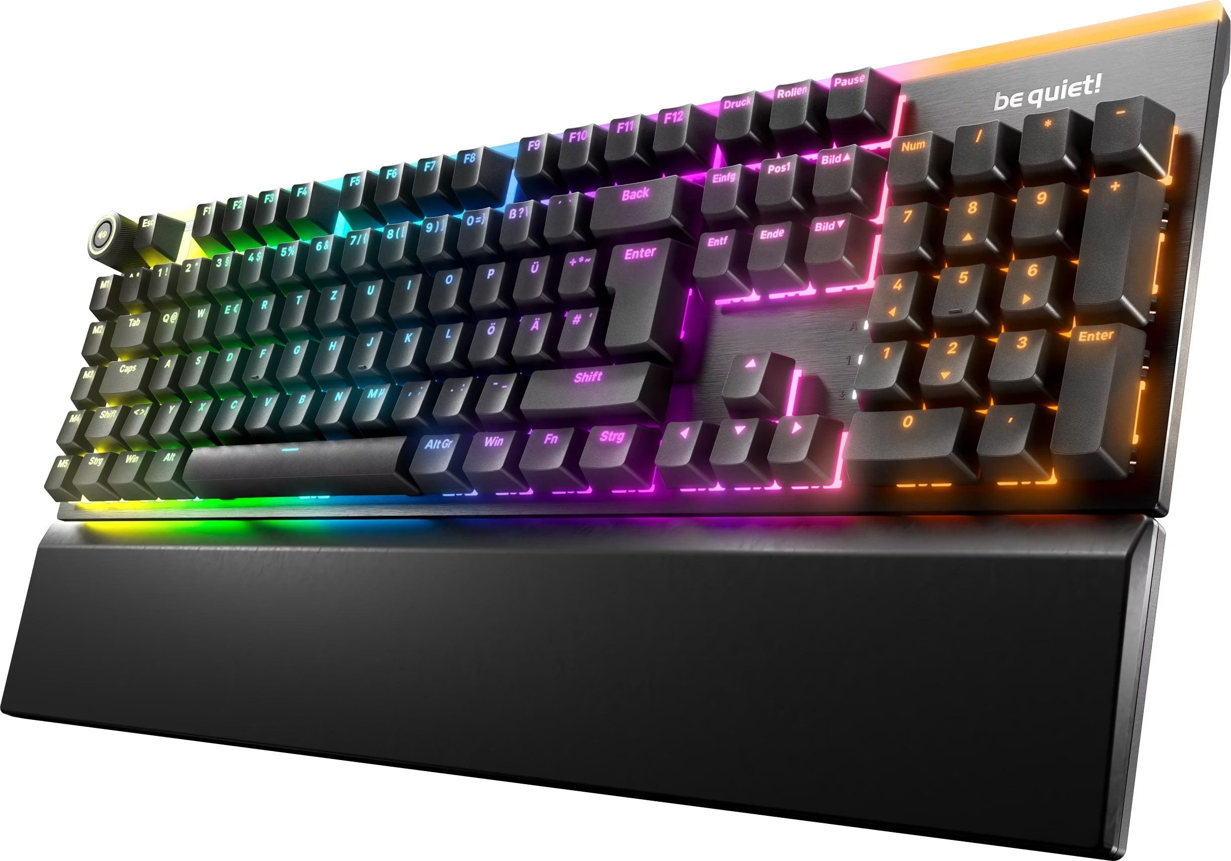 be quiet! Dark Mount Silent Linear Gaming Tastatur QWERTZ Modular RGB Gaming-Tastatur
