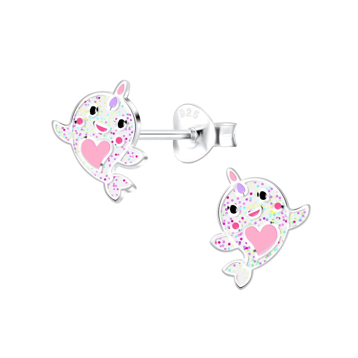 Ohrring-Set Waleinhorn Kinder Ohrringe 925 Silber