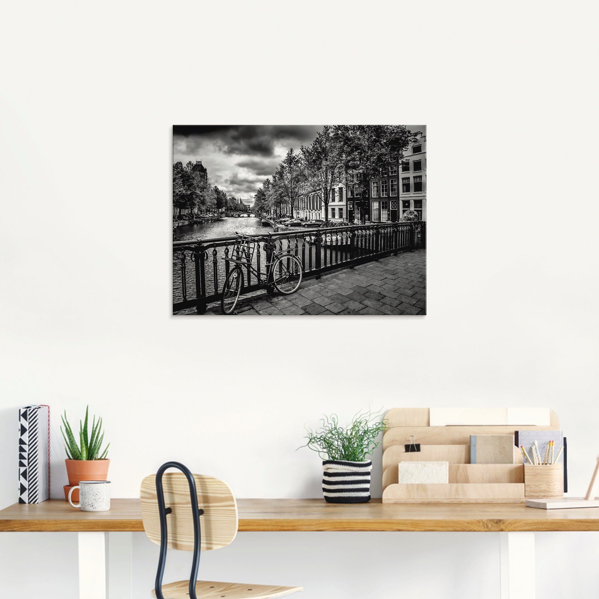 Artland Glasbild »Amsterdam Keizergracht I«, Niederlande (1 Stück)-HomeTrends