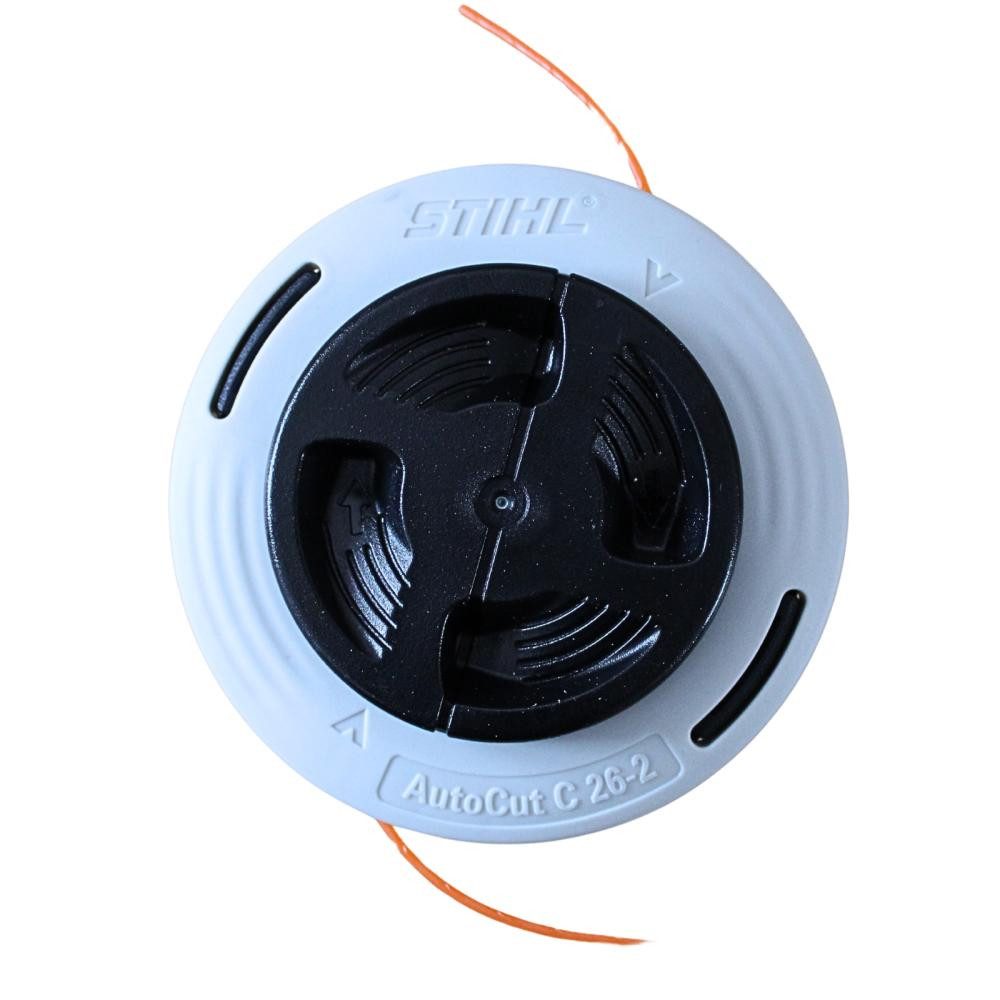 STIHL Rasentrimmer-Ersatzspule Mähkopf AutoCut C 26-2, 4002 710 2169, 6 m Fadenlänge, Der Mähkopf enthält die Fadenspule mit dem Mähfaden.