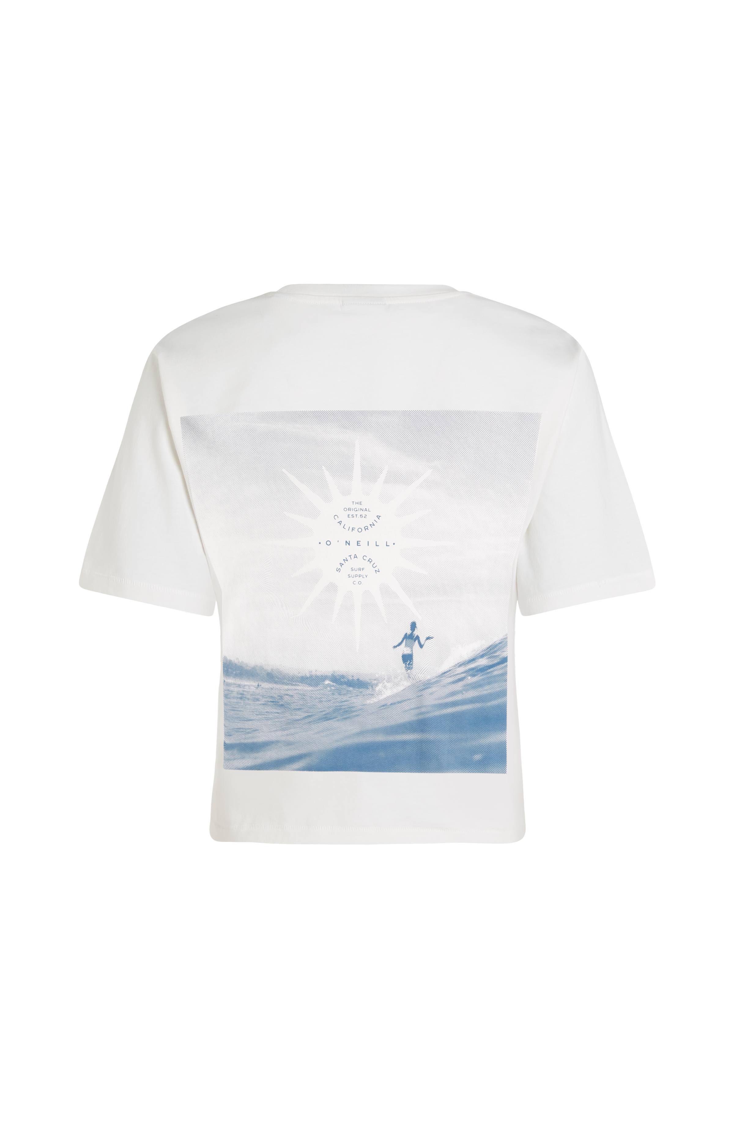 O'Neill T-Shirt SUMMER MUSTHAVES BACK PRINT T-SHIRT mit wasserbasierten Prints auf Brust und Rücken, lockere Passform