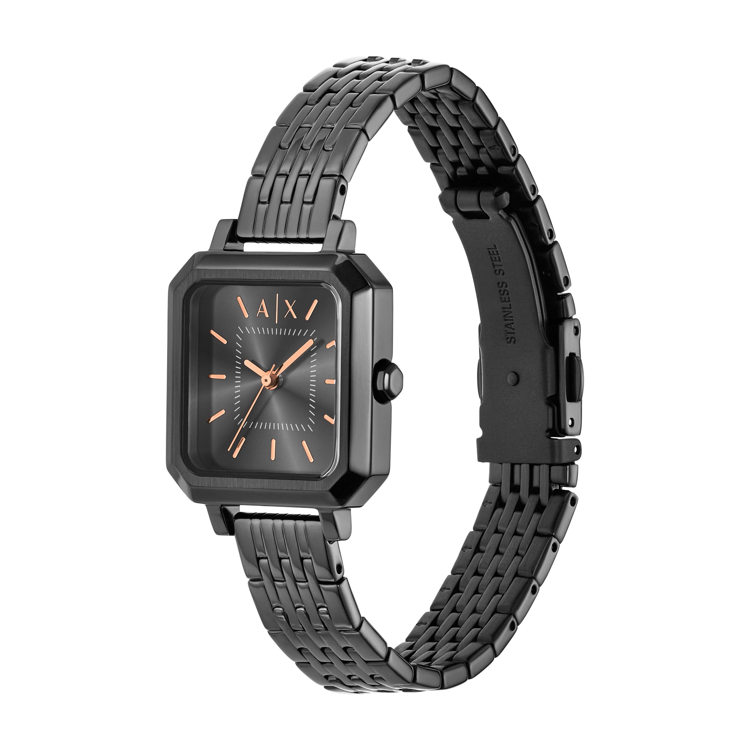 ARMANI EXCHANGE Quarzuhr AX5732, Armbanduhr, Damenuhr, Edelstahlarmband, analog