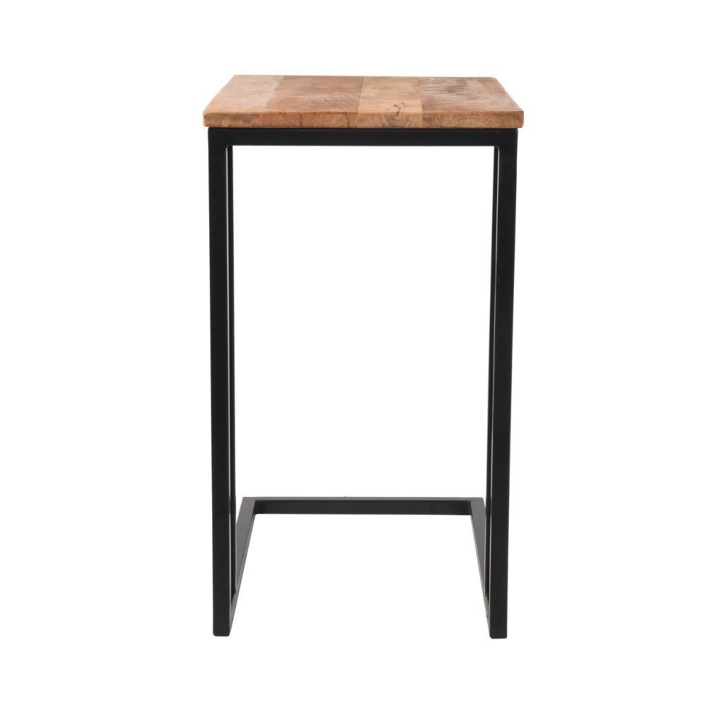 RINGO-Living Beistelltisch Beistelltisch Kanye in Holz 620x350x500mm, Natur-dunkel Möbel aus