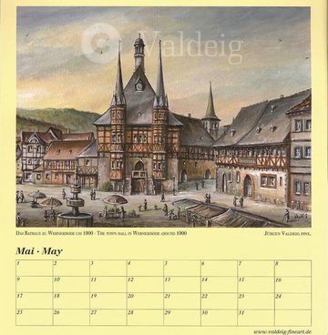 KOVA Kunstkalender Geburtstagskalender Malerisches Deutschland Kalender Valdeig