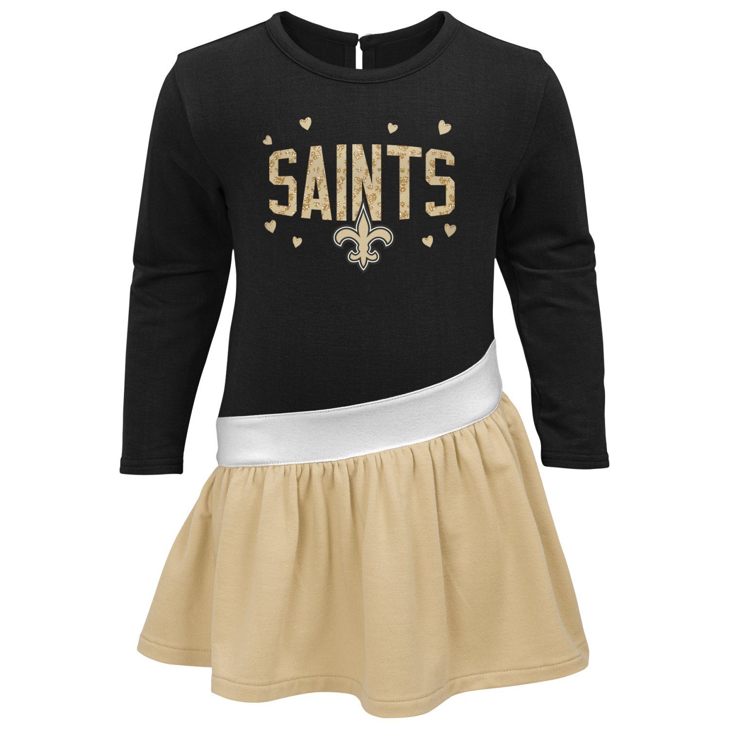 Outerstuff Print-Shirt NFL Tunika Jersey Kleid New Orleans Saints