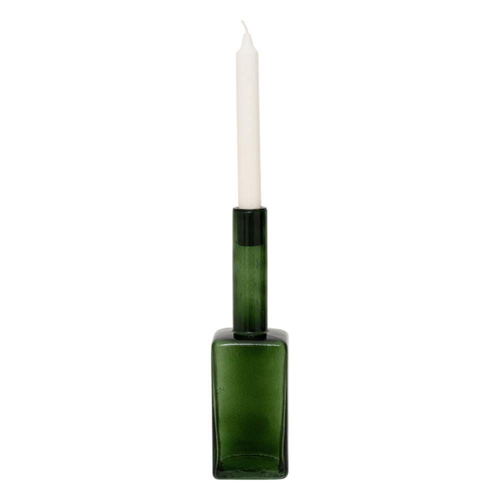 Riffle Culture Green Recycled Kerzenhalter Kerzenhalter Glass Nature Urban (7,8x7,8x28cm) Alba