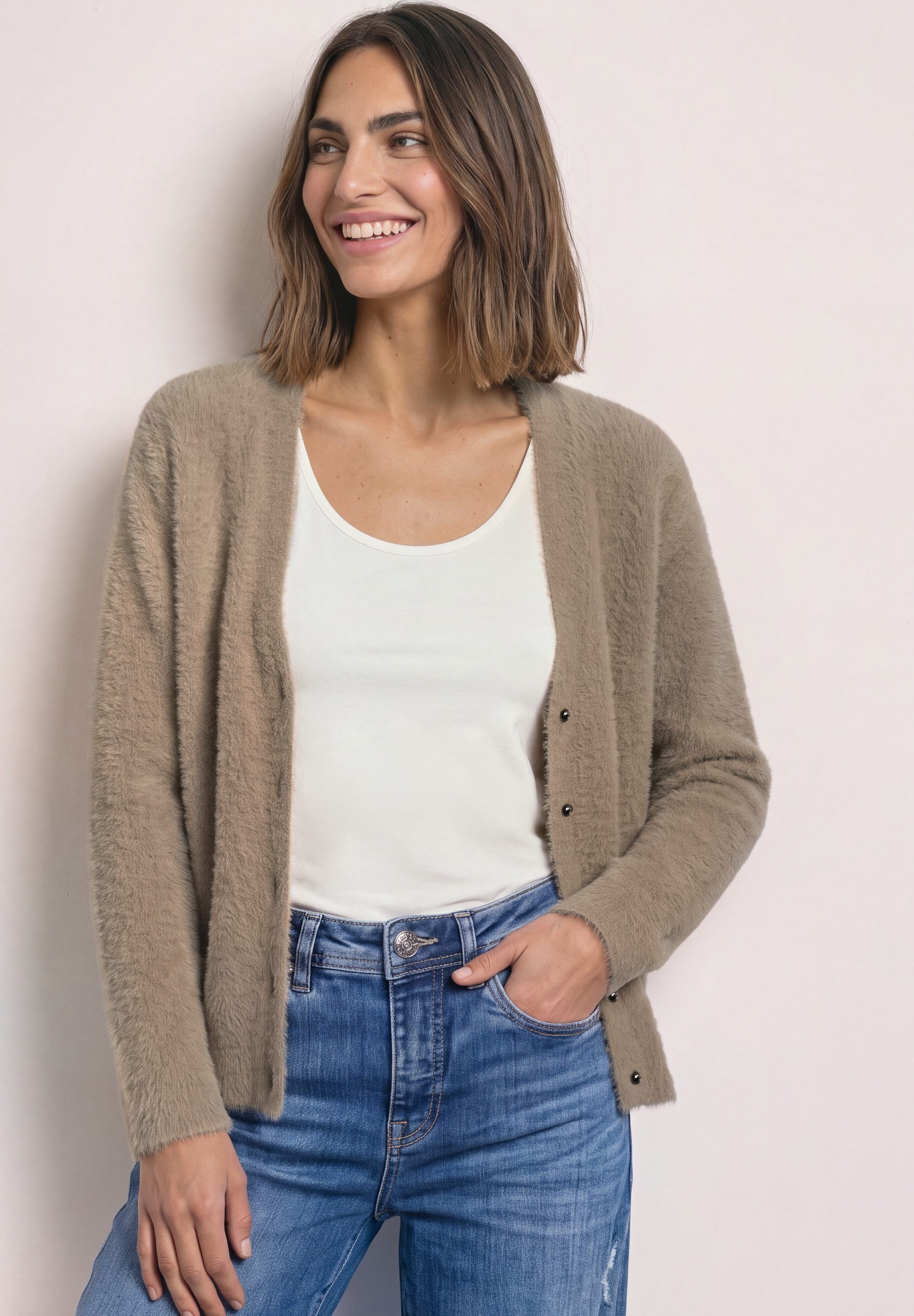 STREET ONE Cardigan in Unifarbe