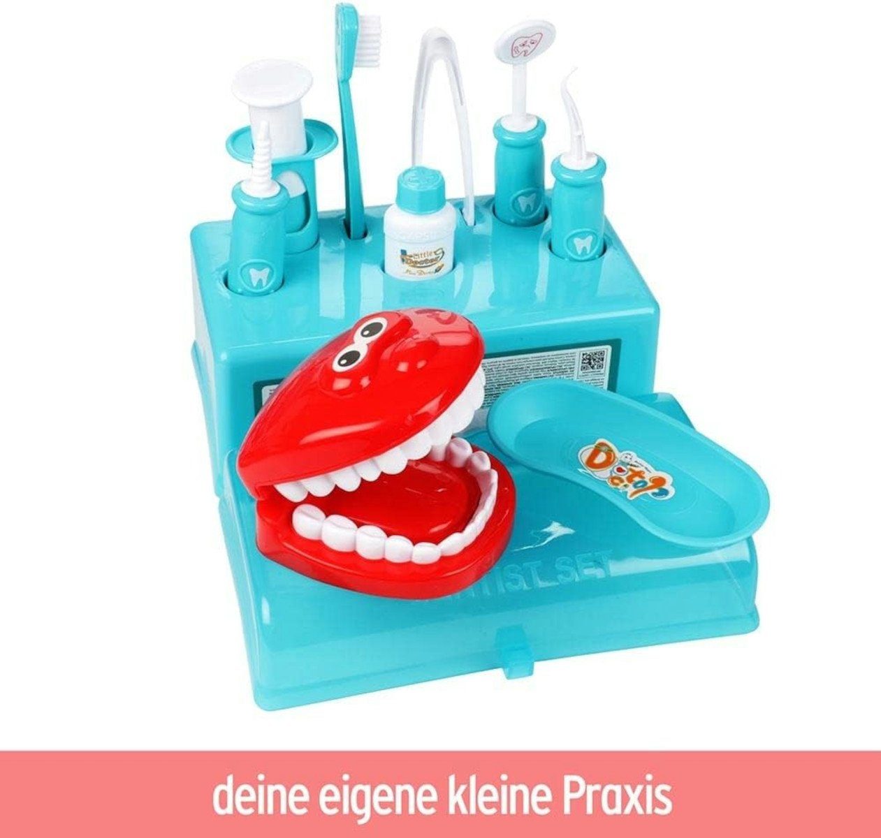 Toi-Toys Spielzeug-Arztkoffer DENTIST Zahnarzt-Koffer (10-teilig)