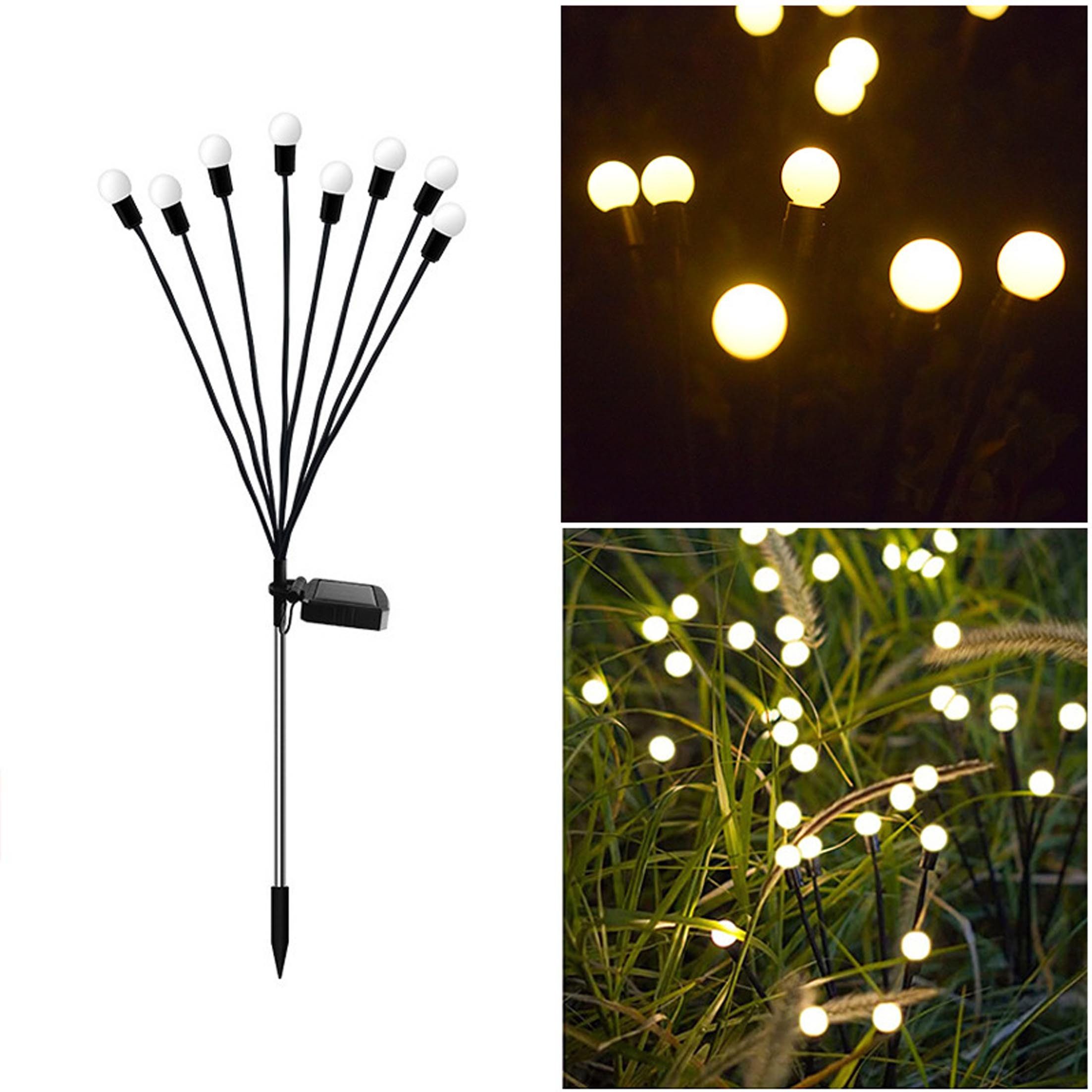 KINSI LED Solarleuchte Solar-Rasenleuchten, LED-Glühwürmchen-Bodenstecker-L günstig online kaufen