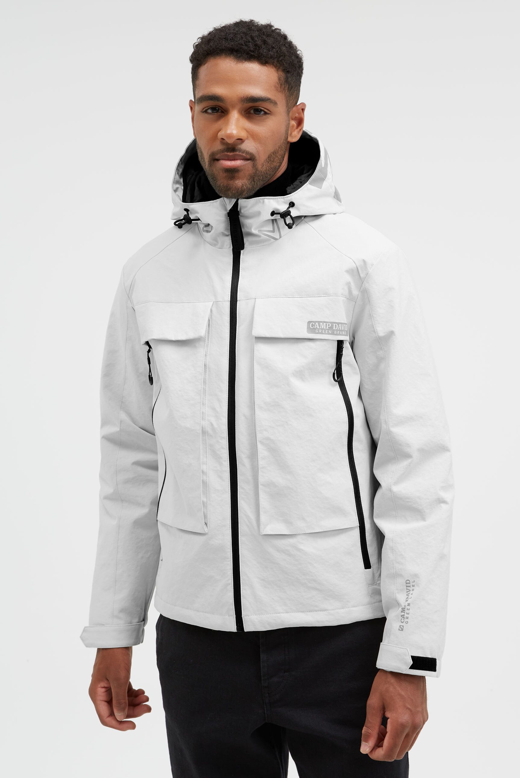 CAMP DAVID Outdoorjacke mit längerer Rückenpartie