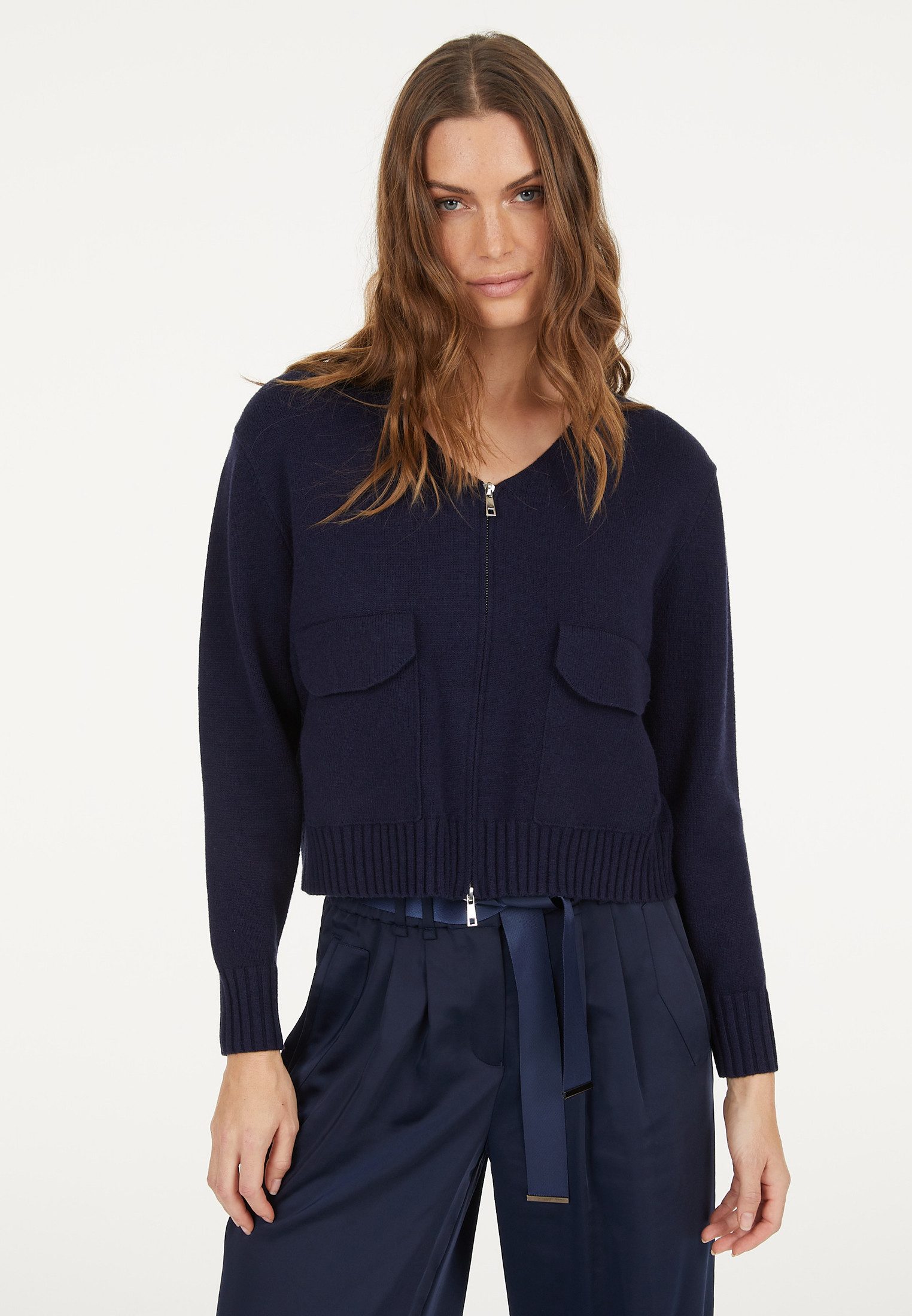 MARC AUREL Strickjacke mit Reißverschluß günstig online kaufen