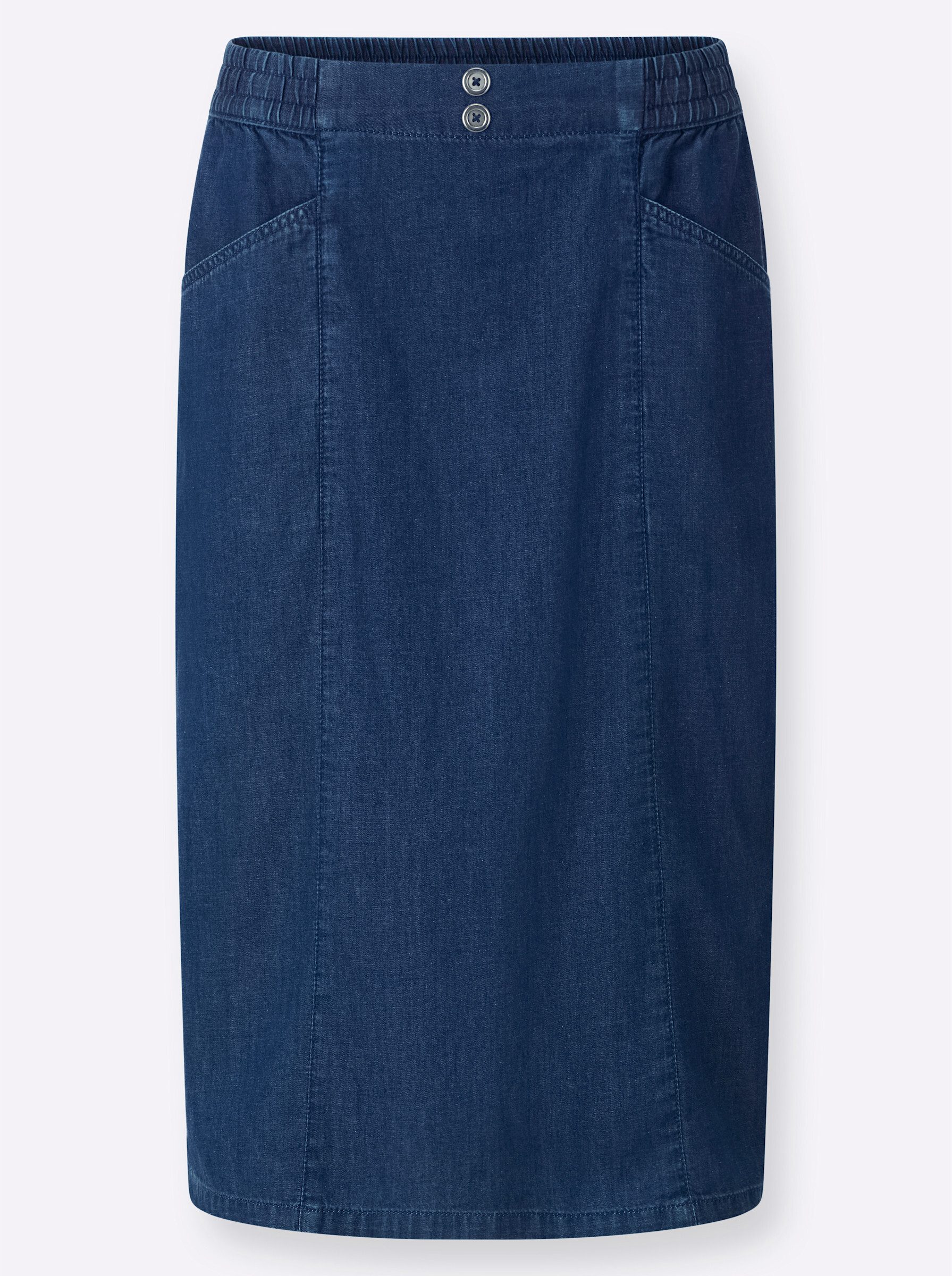 Sieh an! A-Linien-Rock Jeans-Rock