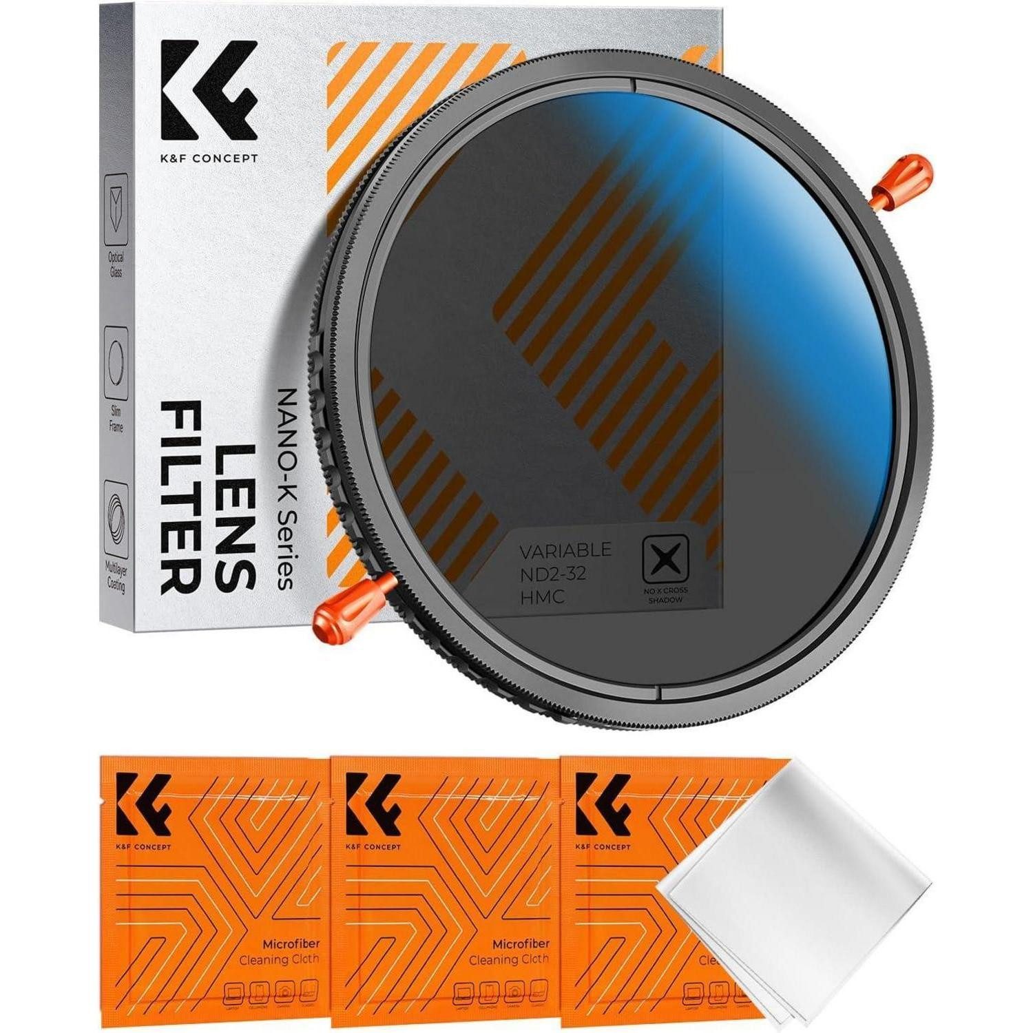 LuxusKollektion ND Filter CPL 2in1 40,5mm 5 Blendenstufen multifunktional Nano-K Serie Graufilter
