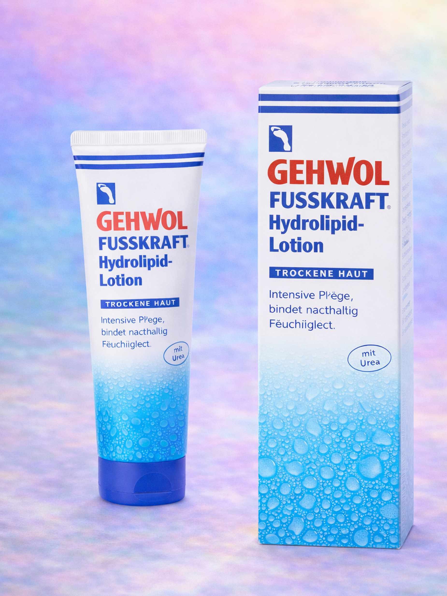Eduard Gerlach GmbH Fußcreme GEHWOL FUSSKRAFT Hydrolipid-Lotion (125 ml) - für intensive Feuchtigke