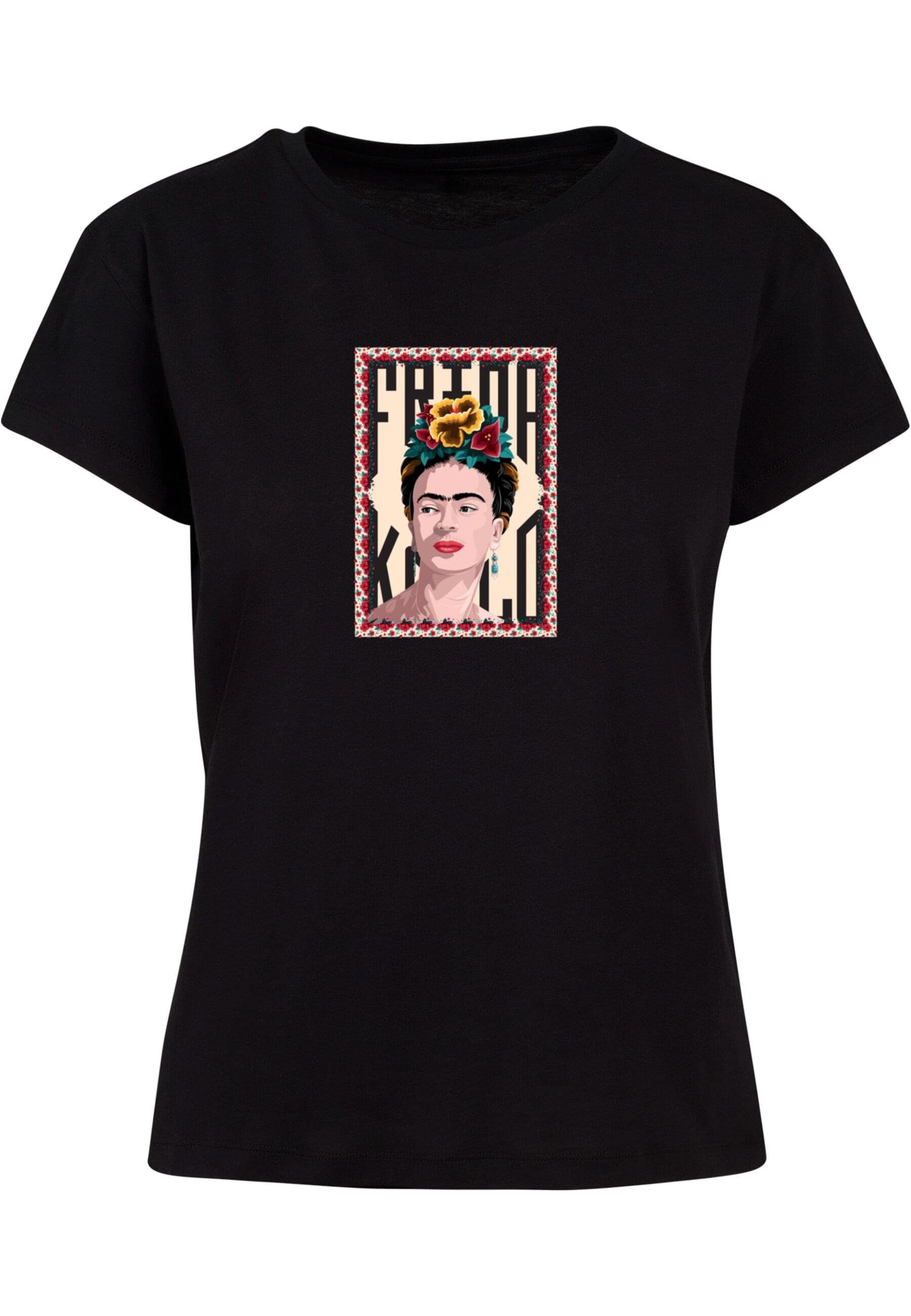 Merchcode T-Shirt Merchcode Damen Ladies Frida Kahlo - Frame one Box Tee (1-tlg)