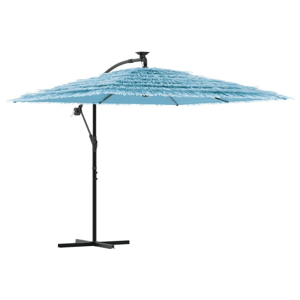 vidaXL Sonnenschirm Sonnenschirm mit Stahlmast Blau günstig online kaufen