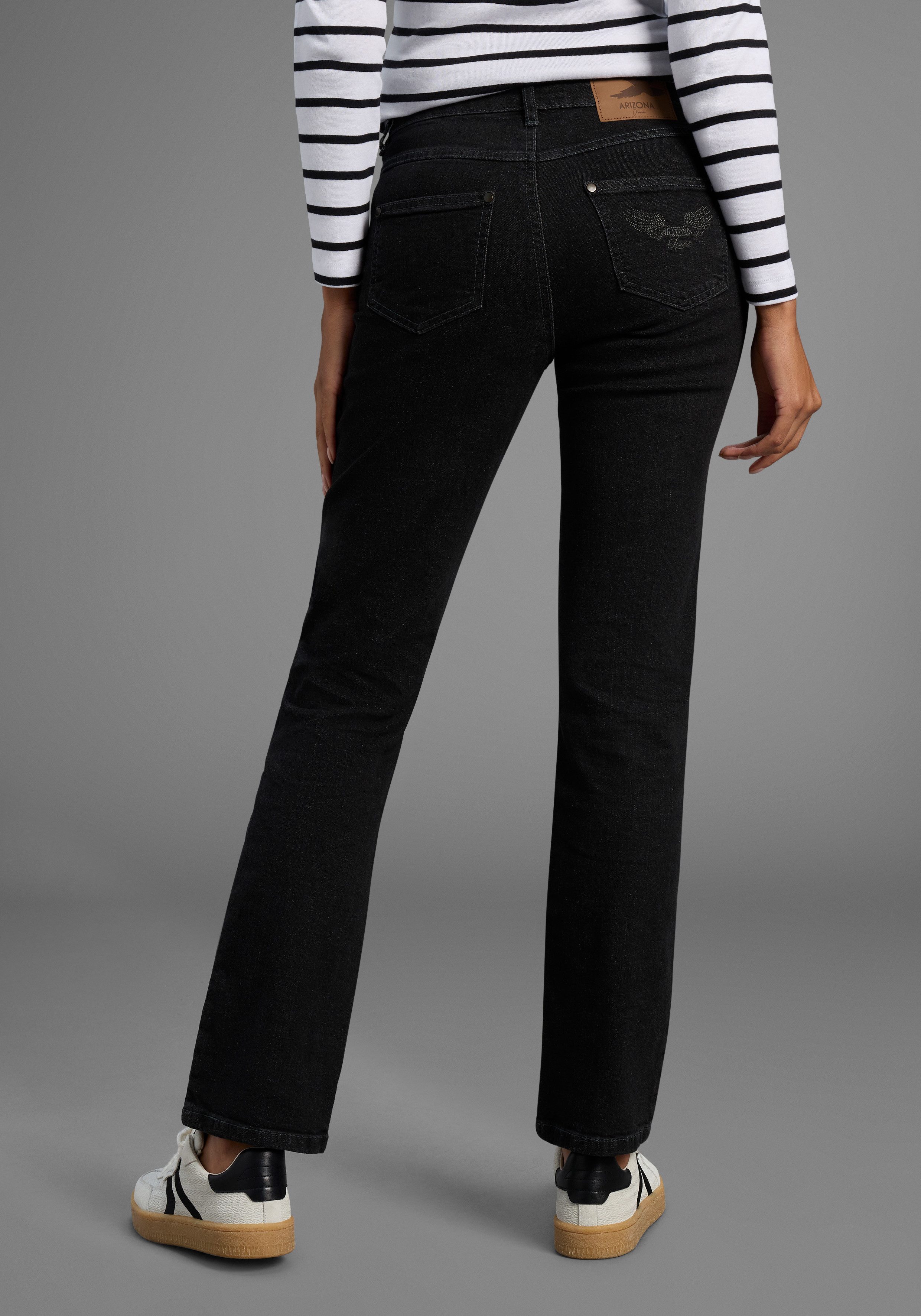Arizona Gerade Jeans Comfort-Fit High Waist günstig online kaufen