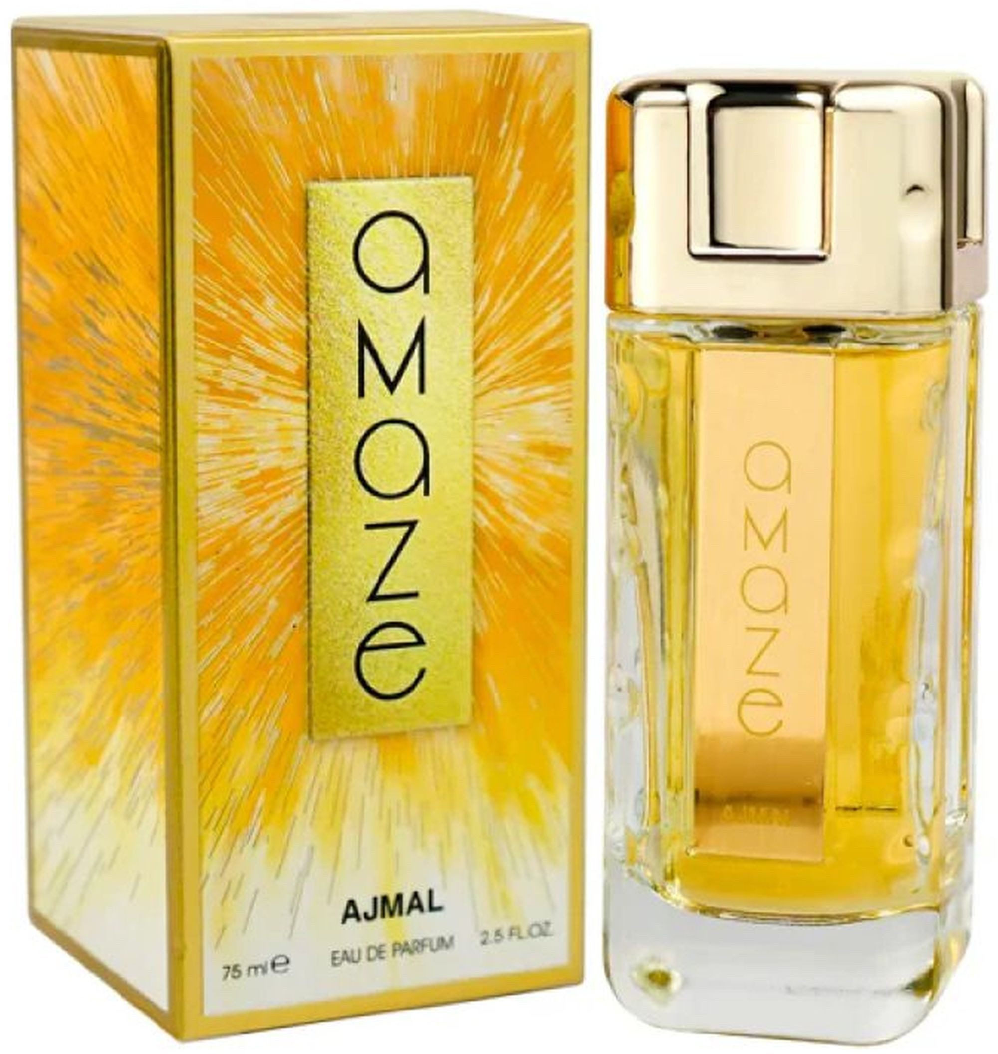 Ajmal Duft-Set Amaze for Her Eau de Parfum (EDP) Damen Spray, Fruchtig-blumiger Duft mit Mandarine, Pfirsich, Rose und Moschus