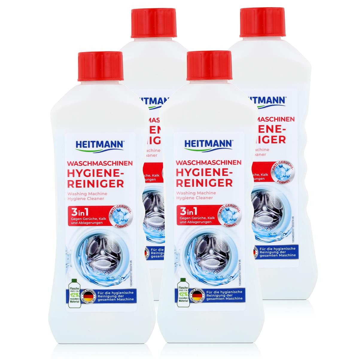 Heitmann Waschmaschinen Hygiene Reiniger 250ml gegen Kalk und Gerüche Spezialwaschmittel