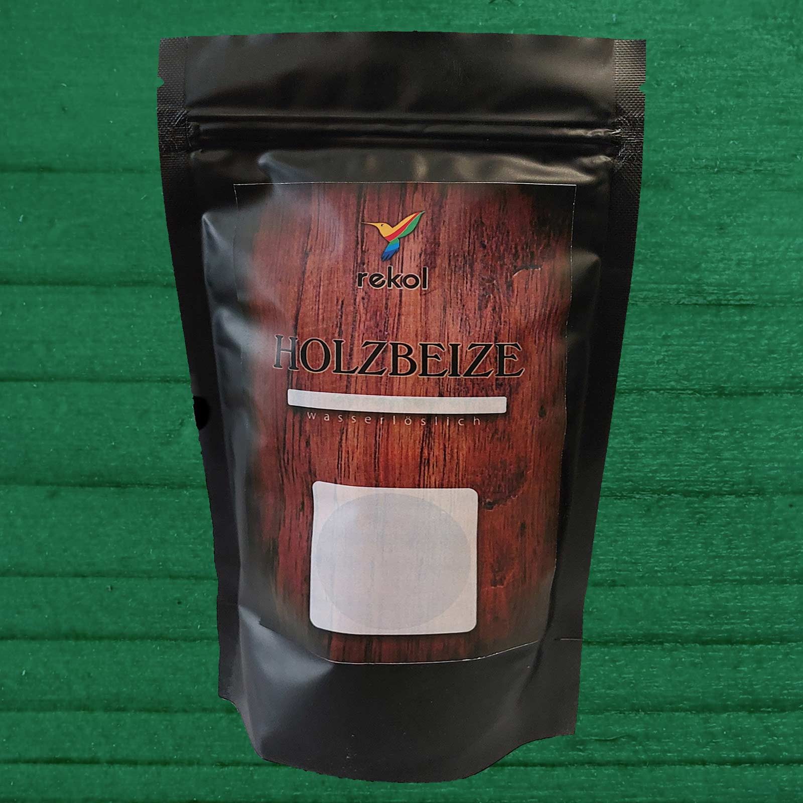 rekol Pulverbeize 1kg Морилка bis 450m² Möbelbeize Trockenbeize Beize Pulverbeize, grün
