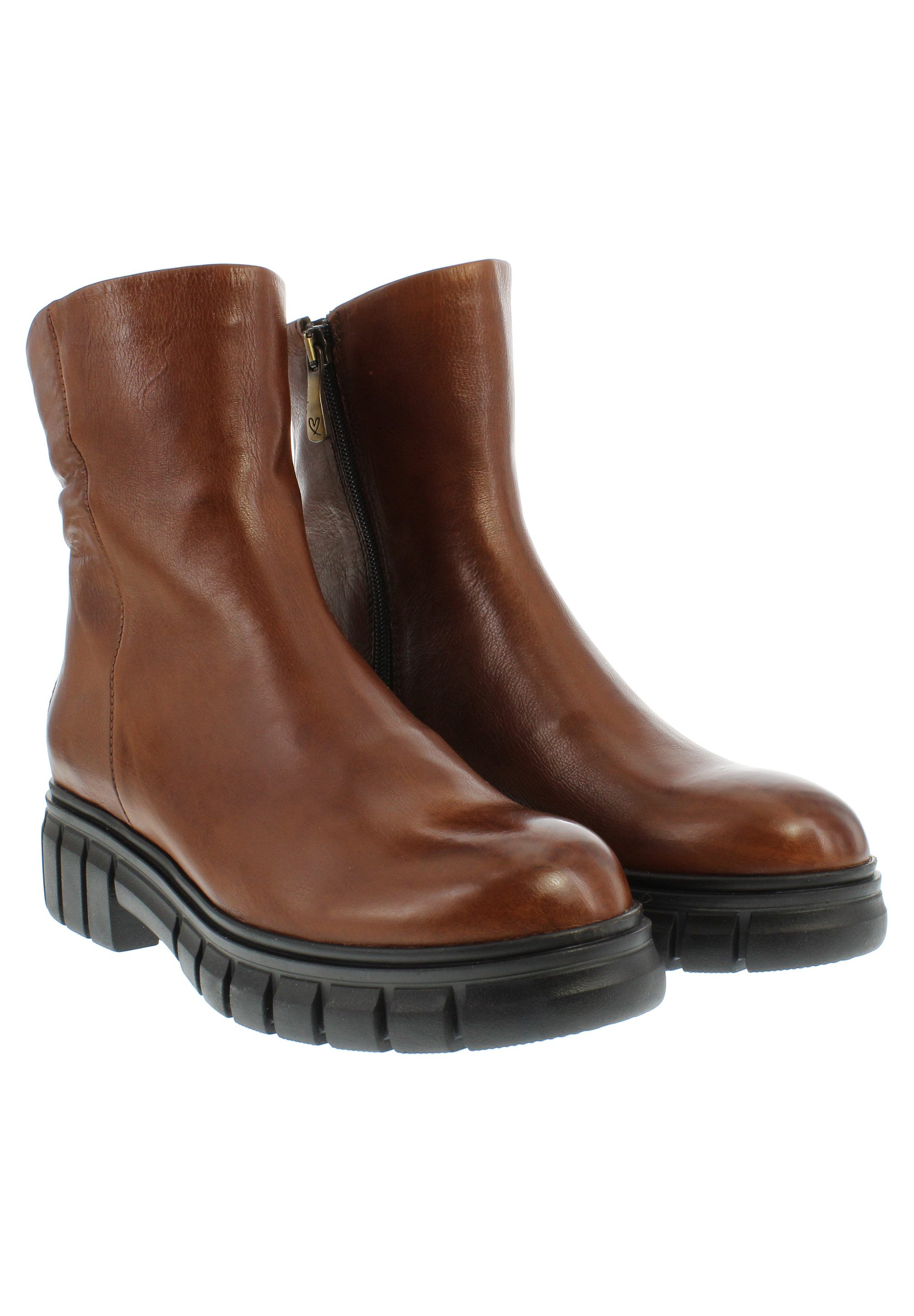 Everybody ASPASIA - Lässige Boots aus Kalbleder Bikerboots günstig online kaufen