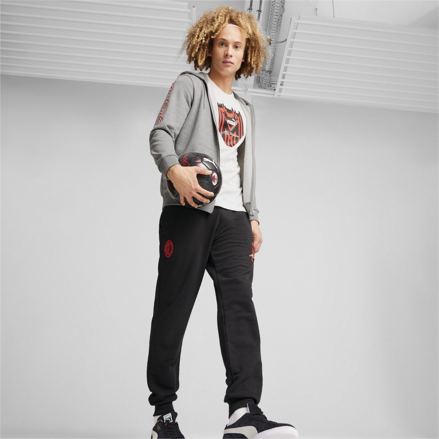 PUMA Trainingsanzug AC Mailand Milan Fanartikel Trainingsanzug günstig online kaufen