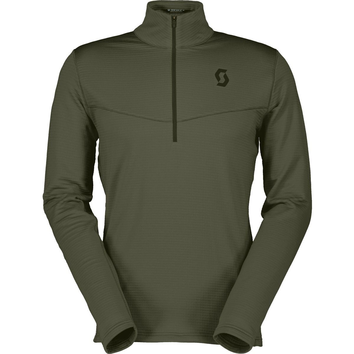 Scott Fleecejacke Pullover M's Defined Light Leichter, atmungsaktiver Pullover mit 1/4-Reißverschluss und Stretch