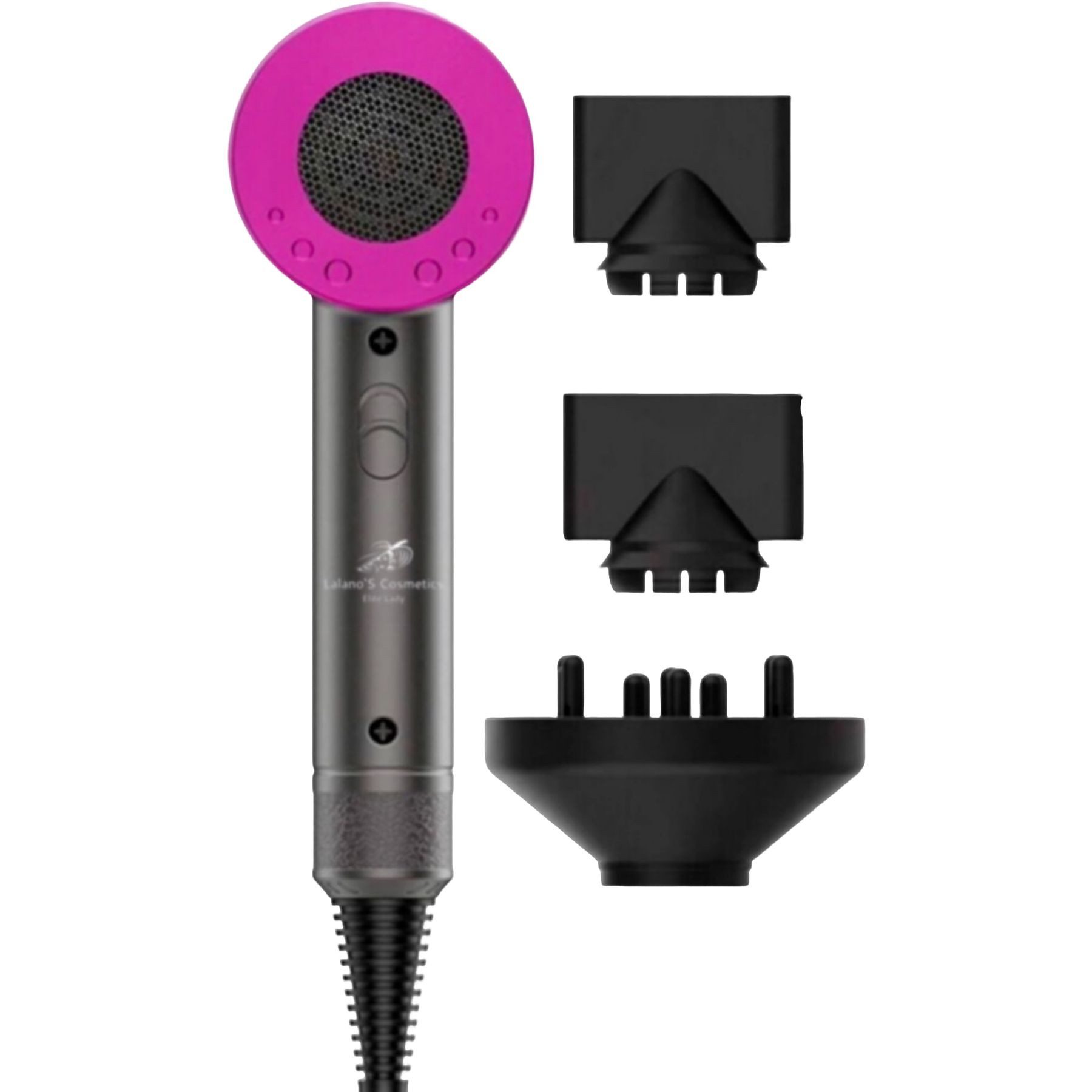 Lalano`S Cosmetics Haartrockner Ionic Volumizer Hair Dryer Warmluftbürste 3 in 1 Hairstylist, 2000,00 W, AC-Motor