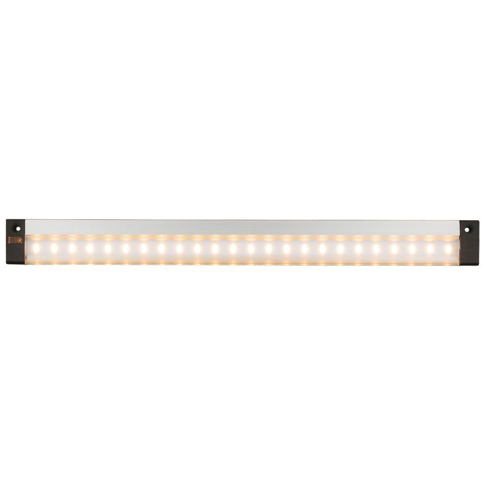 GLOBO LIGHTING Unterschrankleuchte, Leuchtmittel inklusive, Warmweiß, LED Unterbau Leuchte Bewegungsmelder ALU Möbel Schrank Lampe