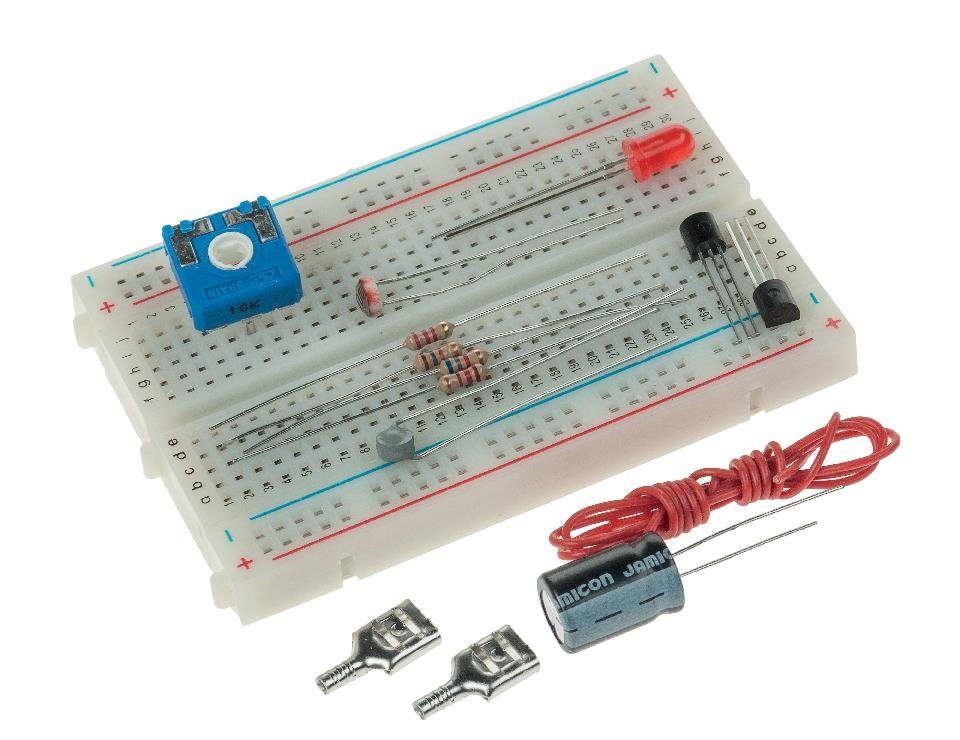 SOL-EXPERT group Experimentierkasten Elektronik Lernprogramm Sensorik mit Breadboard